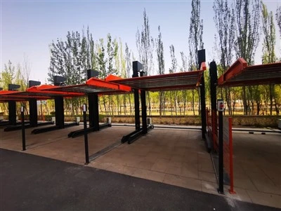 سیستم پارکینگ آسانسور ساده دو سطحی{{0}